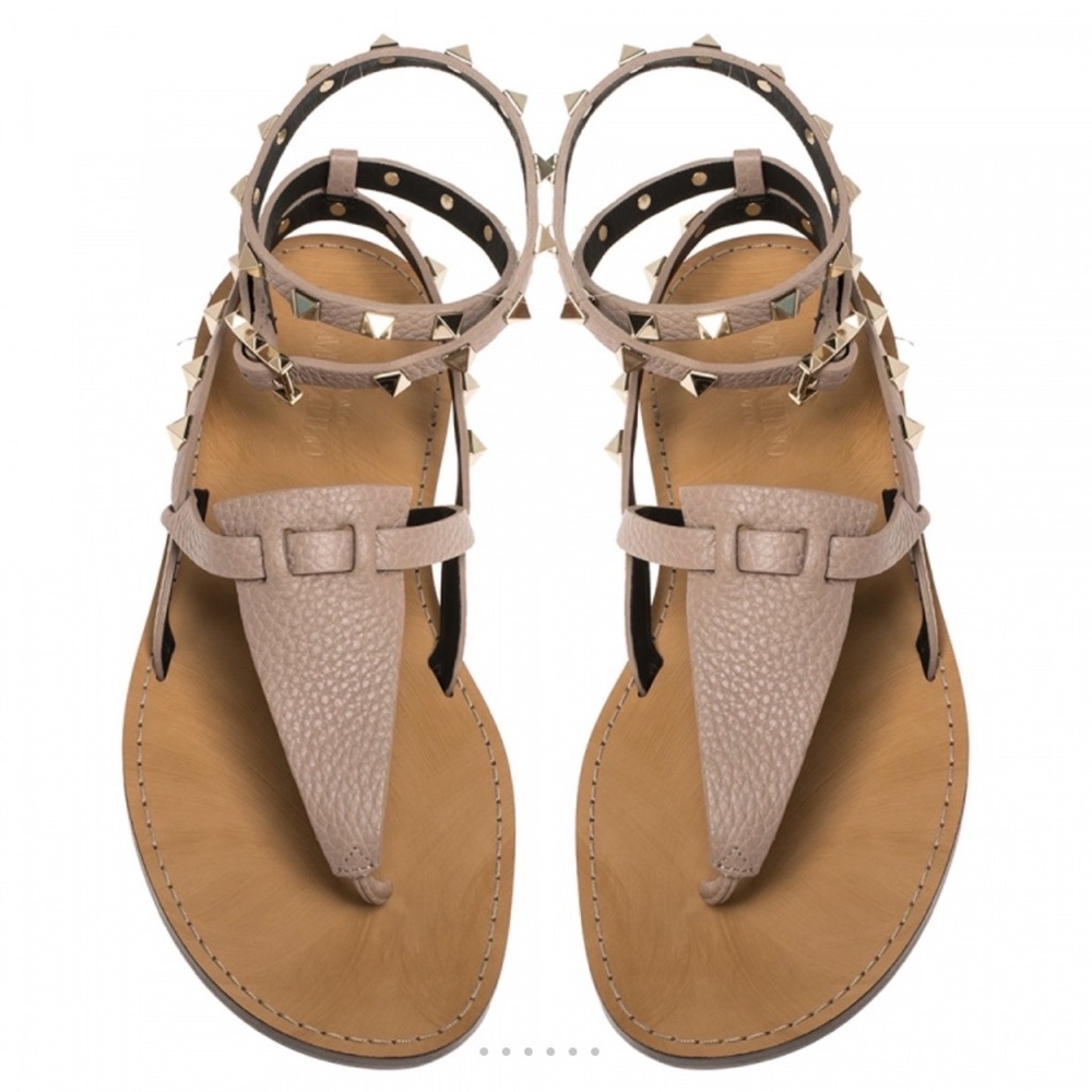 Valentino Blush Sandals with Red Box good condition